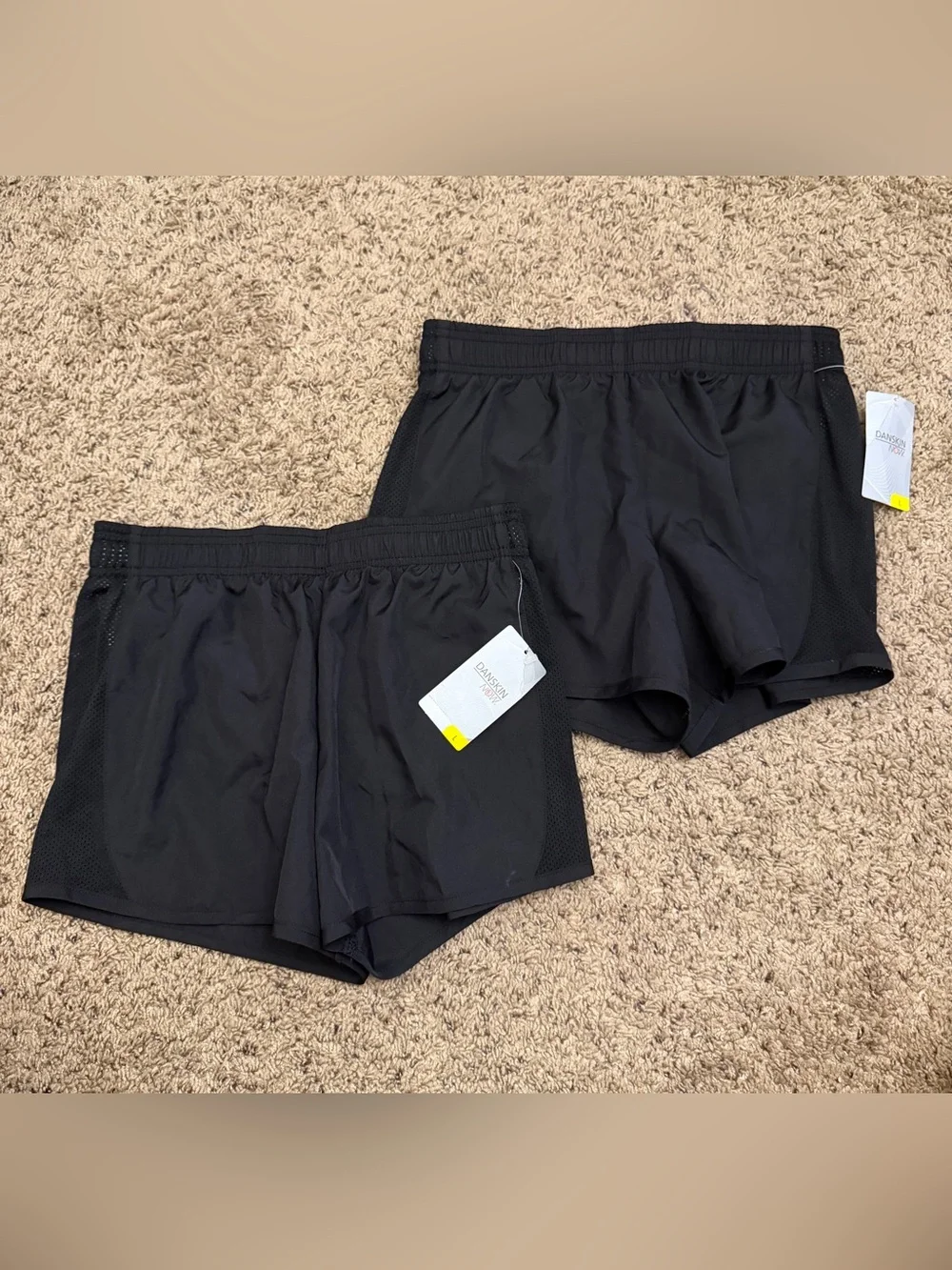 Girls Danskin Now Shorts Black Size L, Set of 2
